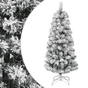 Festive Elegance: Artificial Hinged Christmas Tree with Flocked Snow 