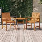 Durable Garden Dining Chairs 2 pcs Patio Setup Garden Leisure 