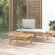 Minimalist 3 Piece Garden Lounge Set Relaxing Seating Essentials 