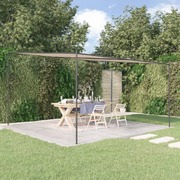 Glamourous Shades: The Beige Steel and Fabric Gazebo