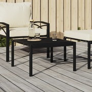 Elegant Oasis: A Black Steel Garden Coffee Table