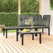 Sleek Grey DPC and Steel Garden Coffee Table: A Stylish Outdoor Space
