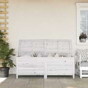 Refined Garden Storage Box White 150x50x56.5 Lounge Area Summer 