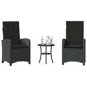 Versatile 3 Piece Bistro Set with Relaxing Seating Garden Leisure 