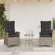 Contemporary Reclining Garden Chairs 2 pcs Garden Gathering Modern Living 