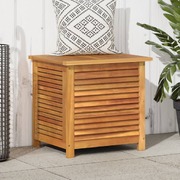 Garden Storage Box with Louver Solid Wood Acacia