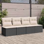 Space Saving Garden Sofa with Cushions 4 Home Decor Accent Patio Relax 