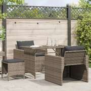 Decorative 4 Piece Garden Sofa Set Indoor Outdoor Use Summer 