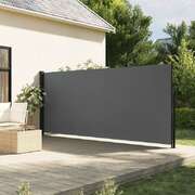 Retractable Side Awning 160x500cm Anthracite | EXTG