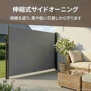 Retractable Side Awning Anthracite 220x500cm | EXTG