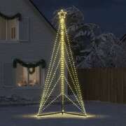 Stylish Christmas Tree Light 615 LEDs Warm White 404.5 cm