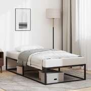 Ottoman Storage Bed Frame without Mattress Black King Single