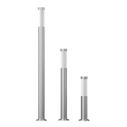 3 pcs Gardenlamps Set RVS Standing E27 230V