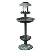 Bird Bath/ Feeder with Solar Light