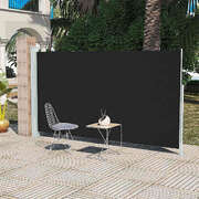 Patio Terrace Side awning-Black