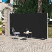 Patio Terrace Side awning Black