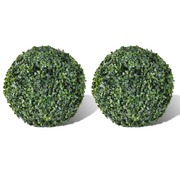 Boxwood Ball Artificial Leaf Topiary Ball - 2 pcs