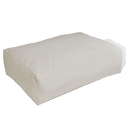 Upholstered Back Cushion Sand White