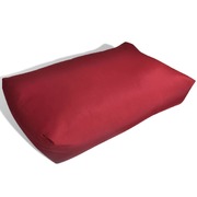 Upholstered Back Cushion  Wine Red