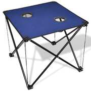 Foldable Camping Table Blue