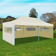 Cream Foldable Pop-up Party Tent 