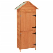 Garden Storage Cabinet Brown 