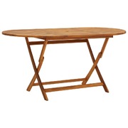 Garden Table 160x85x75 cm Solid Acacia Wood