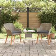 Premium Garden Chair 2 pcs Black Relaxing Seating Garden Leisure 