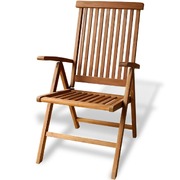 Folding Garden Chair Solid Teak Wood