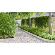 Garden Edge Silver Galvanised 1000x20x0.03cm