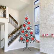 Classic Christmas Bauble Set 3 pcs Red - Home Dacor Essential