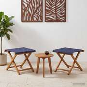 Waterproof Polyester Chair - Blue 41x42x36.5cm