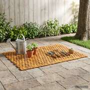 Acacia Wood Bath Mat Natural 85x120cm