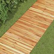 Garden Pathway Natural Wood 200x50cm