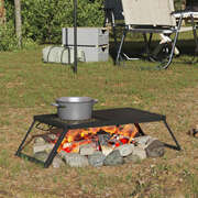 Foldable Camping Grill Alloy Steel Portable | EXTG