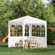 Party Tent Sidewall 200x195cm 2pk White PE | EXTG