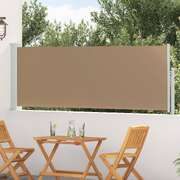 Retractable Side Awning 500cm Taupe Outdoor | EXTG