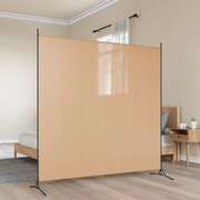 Single Panel Room Divider Beige 175x180cm | EXTG