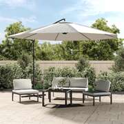 Cantilever Umbrella 3.5 m Sand White