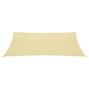 Sunshade Sail HDPE Rectangular Beige