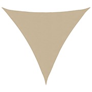 Sunshade Sail Oxford Fabric Triangular 5x5x5 m Beige
