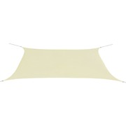 Sunshade Sail Oxford Fabric Rectangular - Cream