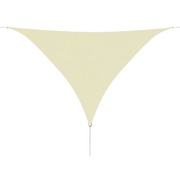 Sunshade Sail Oxford Fabric Triangular  Cream