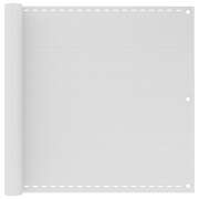 Balcony Screen HDPE 90x600 cm White