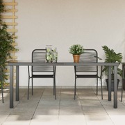 Garden Table Aluminium and Glass