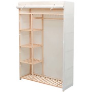 Wardrobe Fabric and Pinewood 