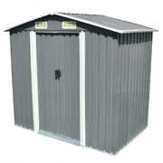 Garden Storage Shed Grey-Metal 