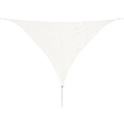 Sunshade Sail HDPE Triangular  White