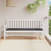 Garden Bench Cushion Anthracite 180x50x3 cm