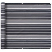 Balcony Screen Oxford Fabric Stripe Grey